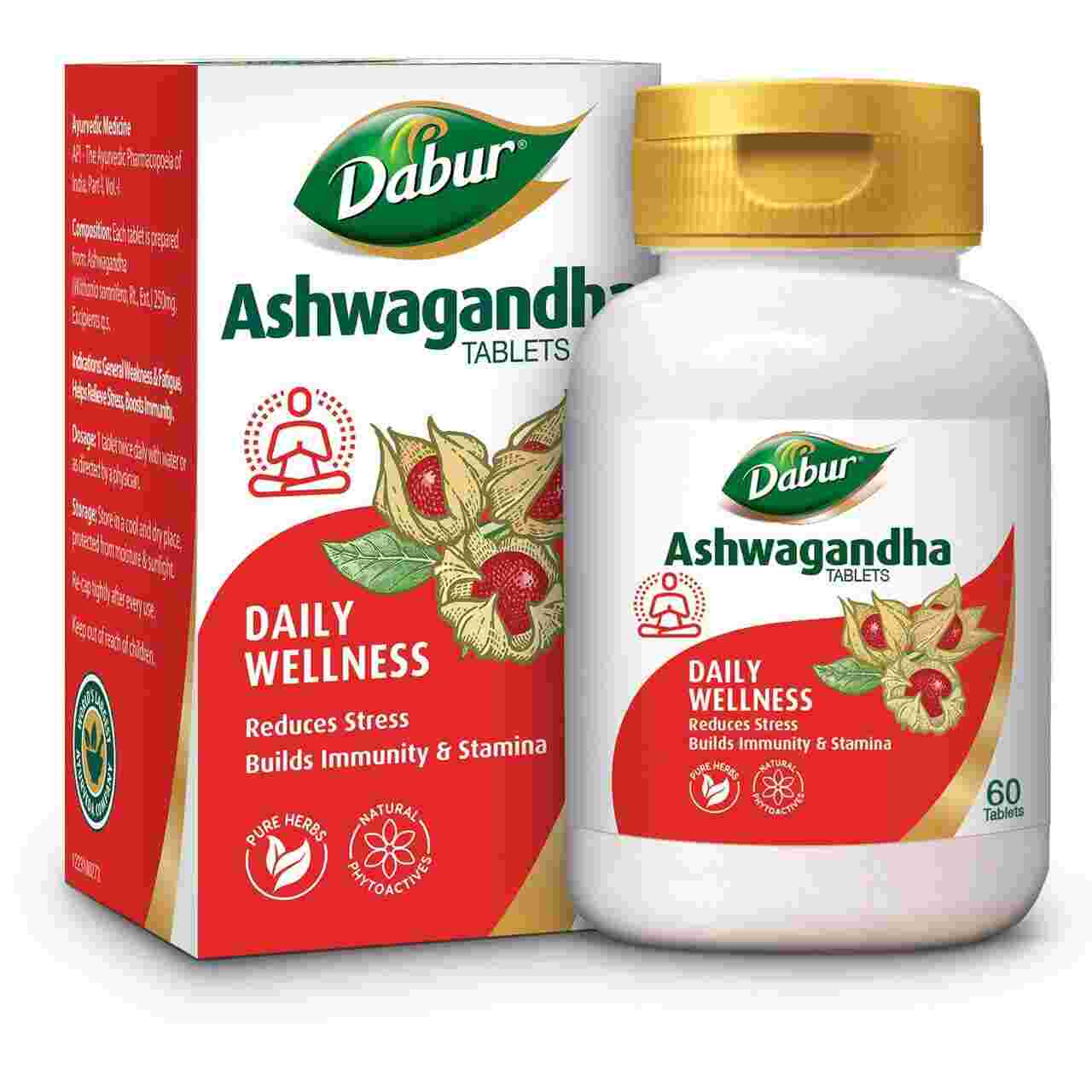 Dabur Ashwagandha Tablets (60Tab)
