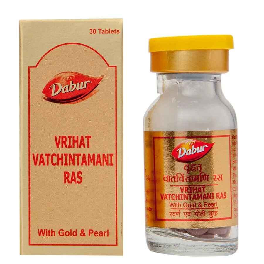 Dabur Vrihat Vatchintamani Ras (Gold) (30Tablet)