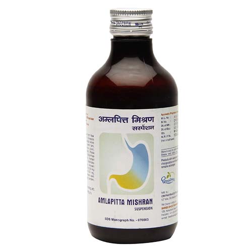Dhootapapeshwar Amlapitta Mishran Suspension (450ml)