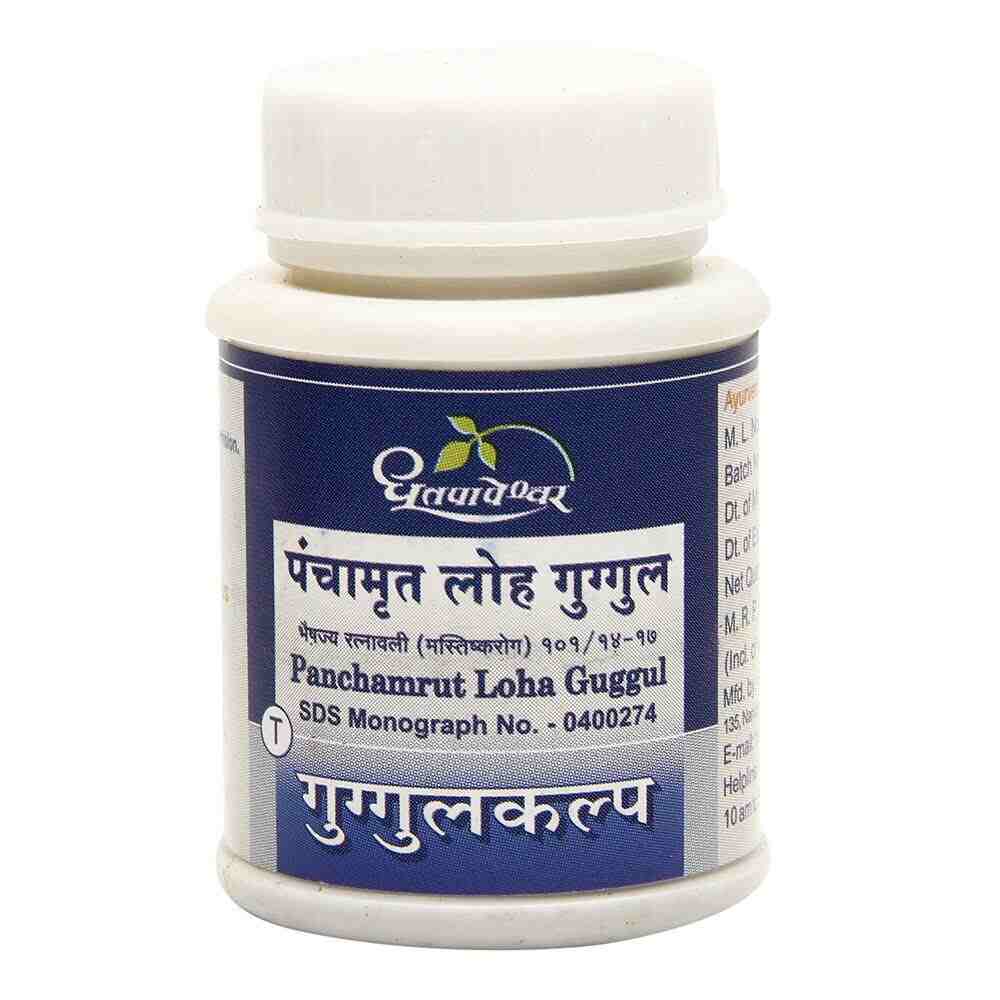 Dhootapapeshwar Panchamrut Loha Guggul (60Tabs)