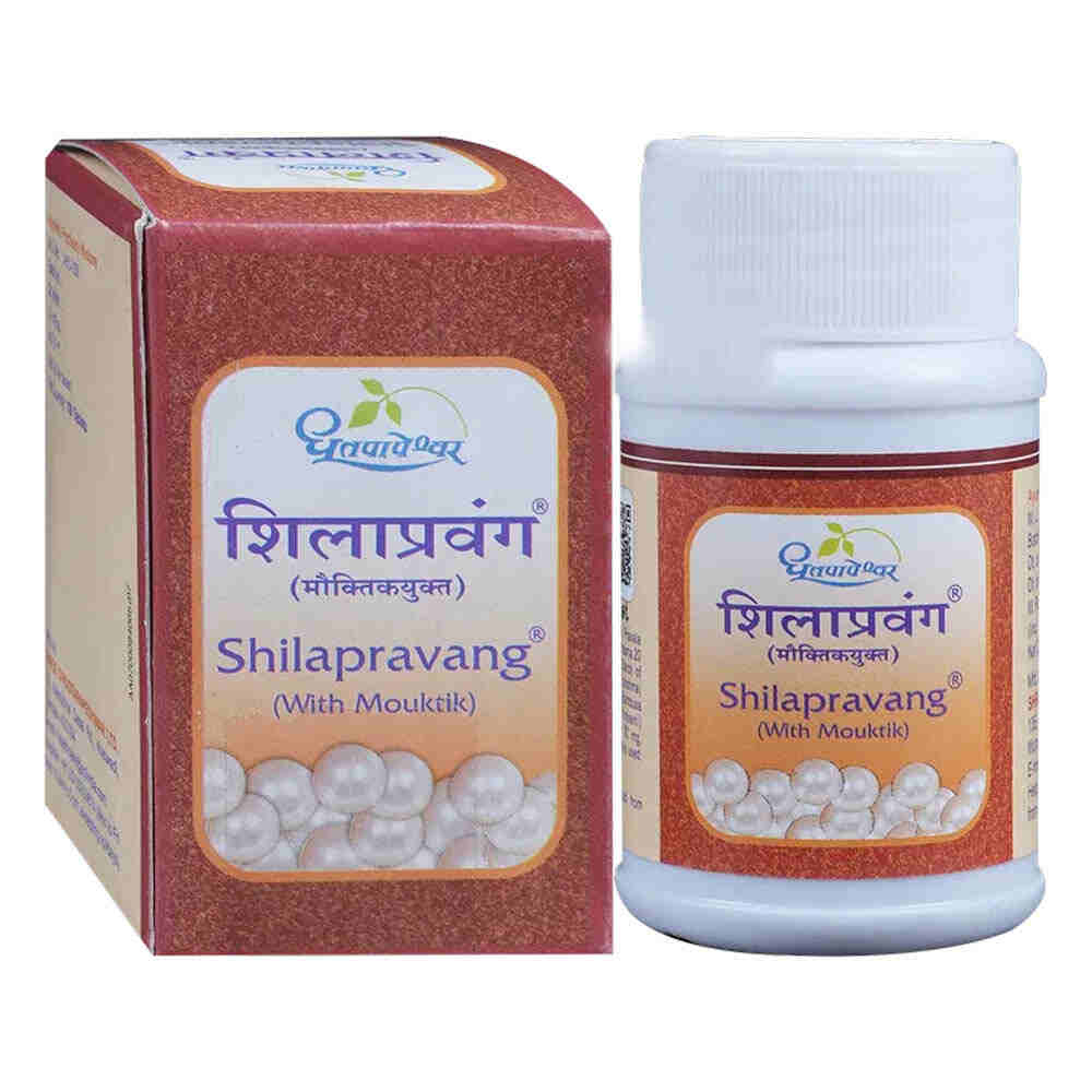Dhootapapeshwar Shilapravang (with Mouktik) (120Tablet)