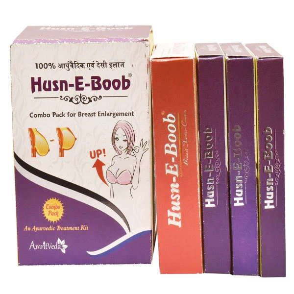 Husn E Boob Combo Pack (Cream & Capsules) 1Set