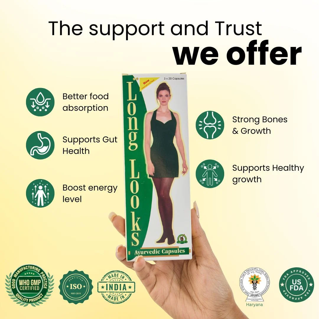 Long Looks Capsules (60Cap) - Image 3