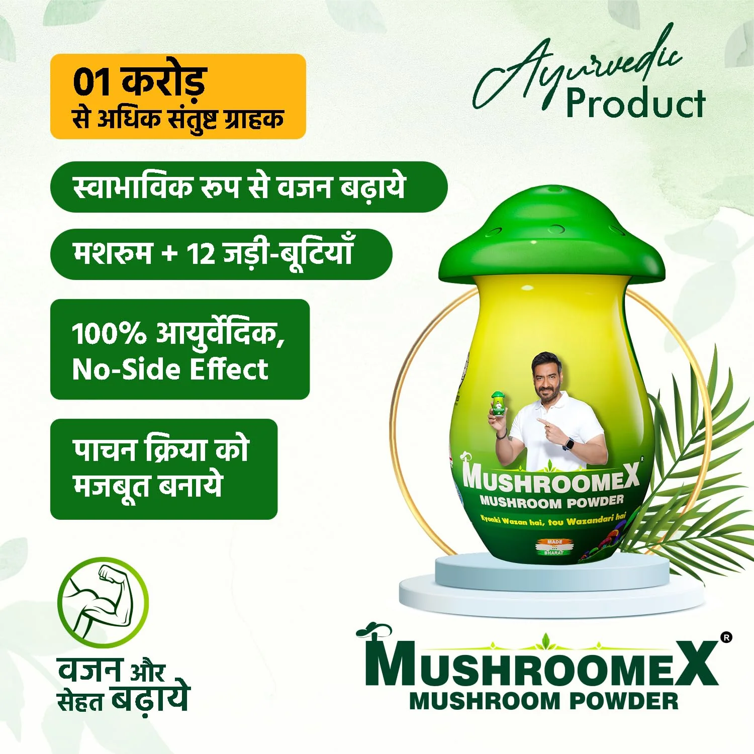 Mushroomex Mushroom Powder (100gm) - Image 3