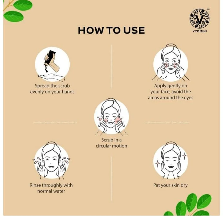 RCM Vyomini Moringa Face scrub (120Gm) - Image 3