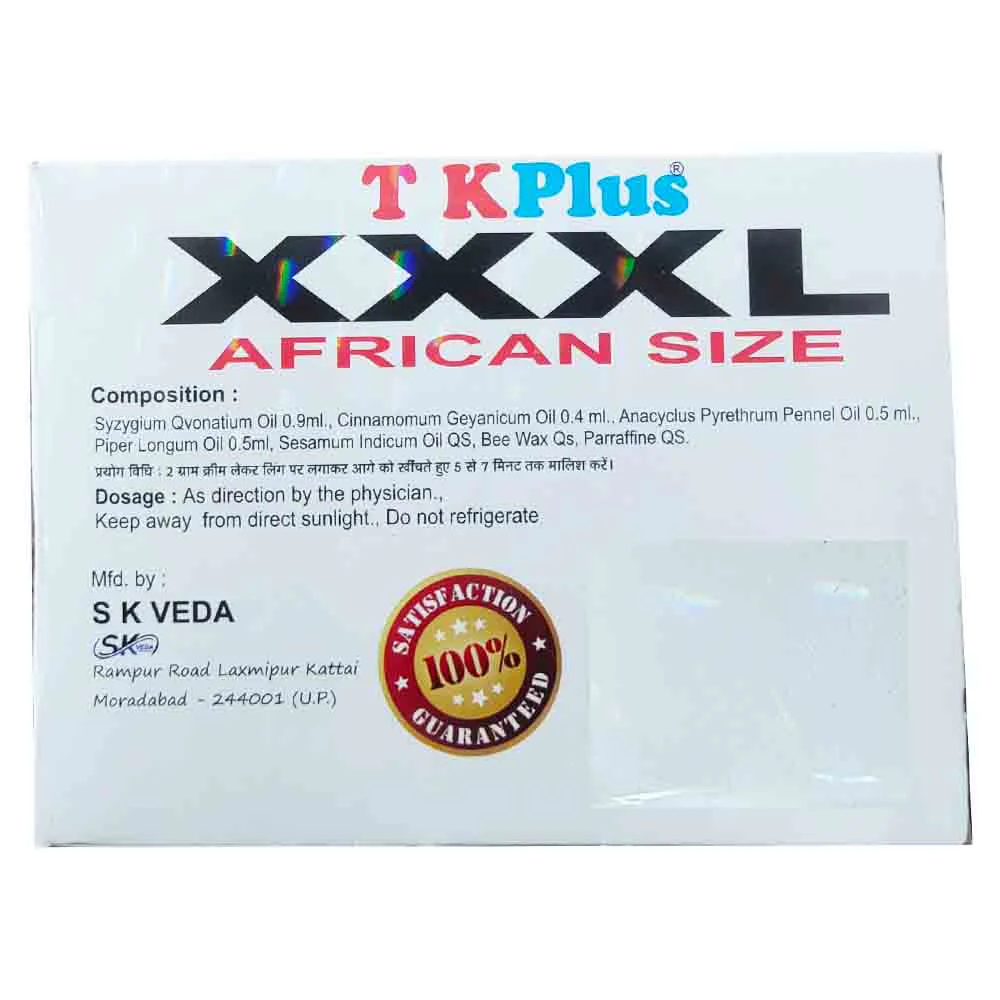 TK Plus XXXl African Size Cream (25Gm) - Image 3