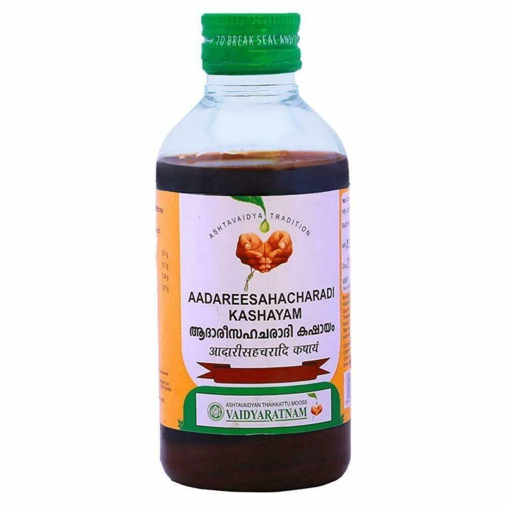 Vaidyaratnam Aadareesahacharadi Kashayam (200ml)
