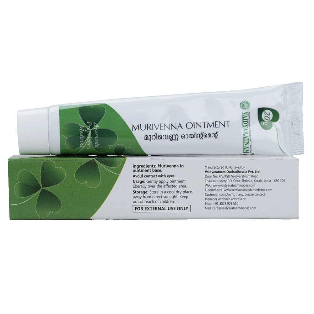 Vaidyaratnam Murivenna Ointment (20Gm)