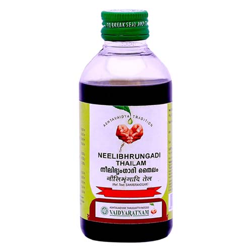Vaidyaratnam Neelibhrugadi Thailam 200ml
