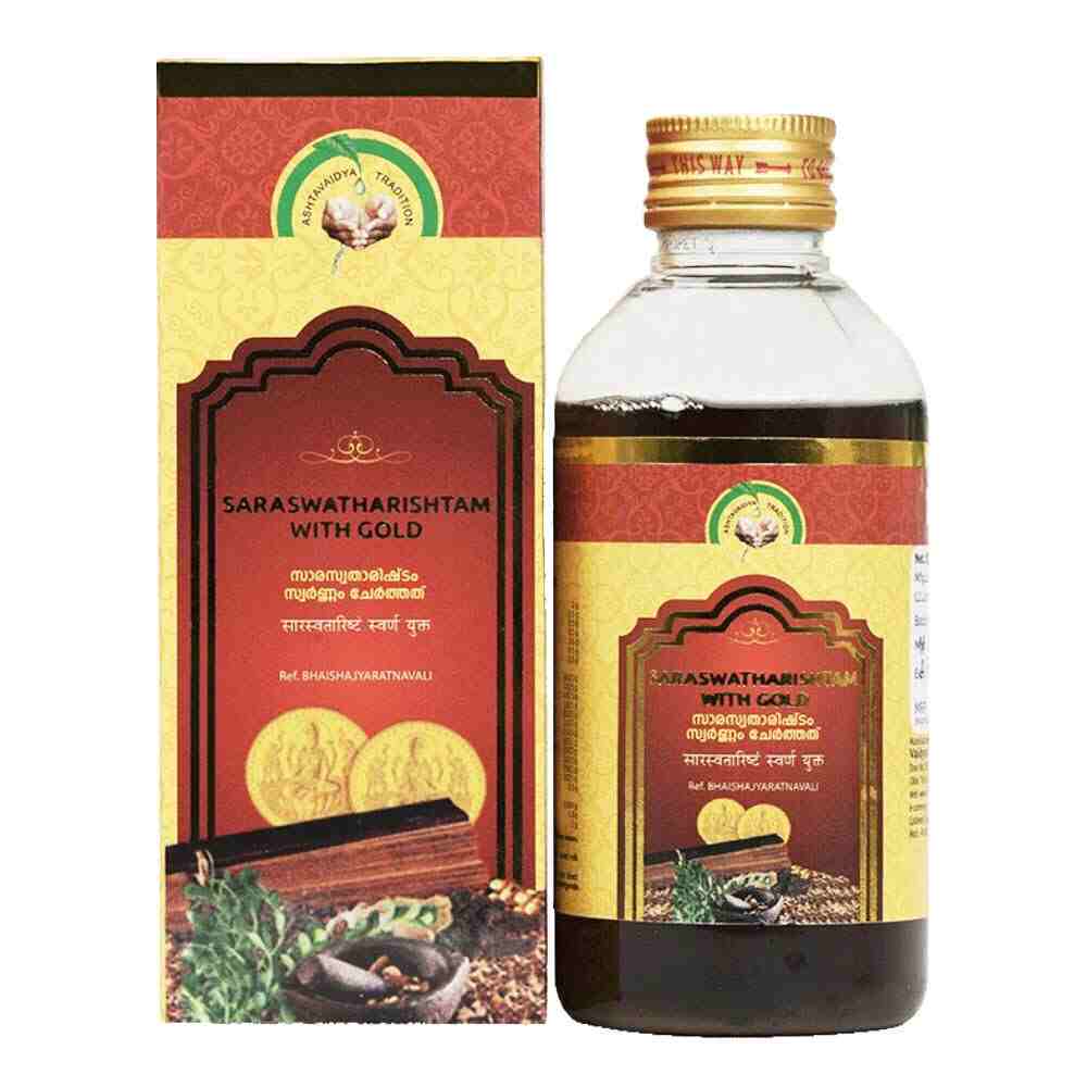 Vaidyaratnam Saraswatharishtam Gold (600ml)