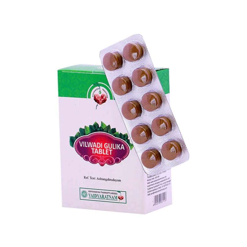 Vaidyaratnam Vilawadi Gulika (100Tablets)